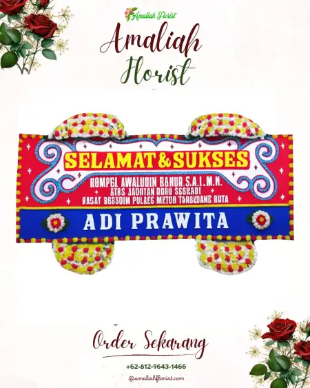 Papan Bunga Ucapan Selamat Adikarto